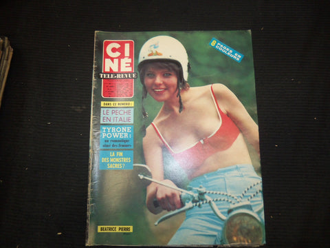 1965 OCTOBER 21 CINE TELE-REVUE FRENCH MAGAZINE - BEATRICE PIERRE - E 24704