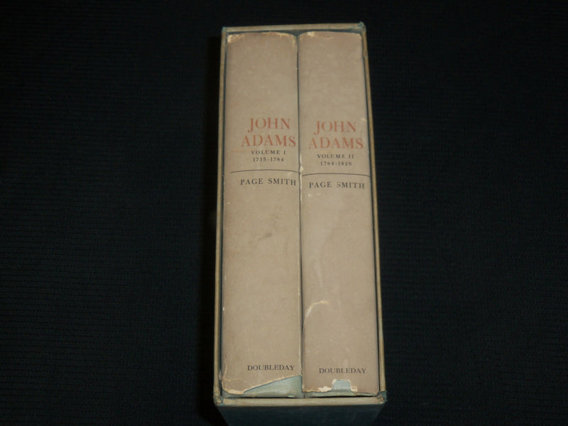 1962 JOHN ADAMS BY PAGE SMITH BOXED SET OF 2 - VOLUME 1 & 2 - KD 5402A