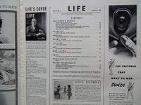 1943 JANUARY 4 LIFE MAGAZINE - ASSISTANT TO THE PRESIDENT JIMMYBYMES - L 320