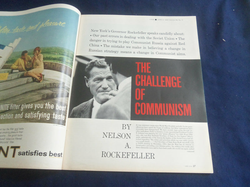 1964 JUNE 2 LOOK MAGAZINE - THE FLYING WHITE HOUSE - LK 82