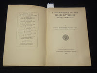 1931 A BIBLIOGRAPHY OF THE BELLES - LETTRES OF SANTO DOMINGO LOT OF 3 - K 2709
