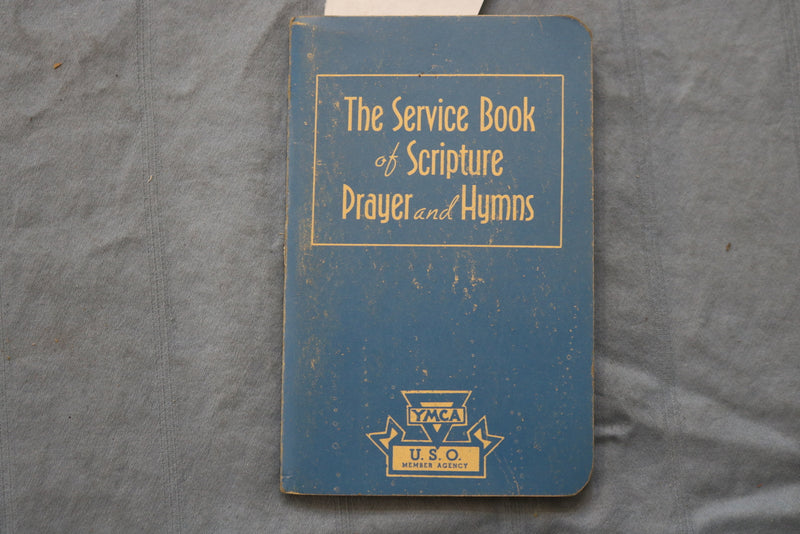 1941-1943 YMCA USO SERVICE BOOKS - LOT OF 2 - THINK - SCRIPTURE - K 735