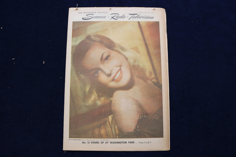 1950 JUNE 25 SCREEN RADIO TELEVISION MAGAZINE - CECILE AUBREY COVER - E 23095