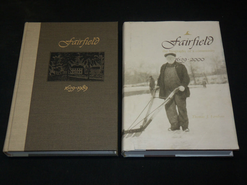 1988 FAIRFIELD 1639-1989 & 2000 BIOGRAPHY OF A COMMUNITY BOOK LOT OF 2 - KD 6026