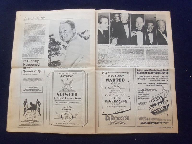 1980 AUGUST 27 ESPLANADE NEWSPAPER - COMING OUT - SUPER STAR - NP 6835