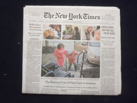 2023 NOVEMBER 18 NEW YORK TIMES - SANTOS IS FACING MANY NEW CALLS FOR HIS OUSTER