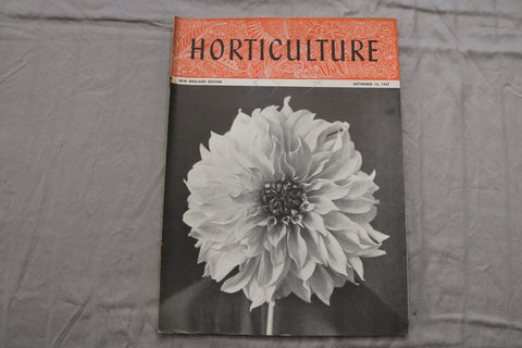 1947 SEP 15 HORTICULTURE ILLUSTRATED MAGAZINE - NICE SCENERY COVER - ST 1014R