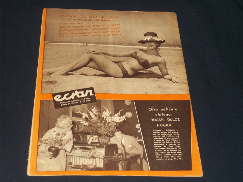 1961 JANUARY 24 ECRAN SPANISH MAGAZINE - JEFFREY HUNTER COVER - E 26058