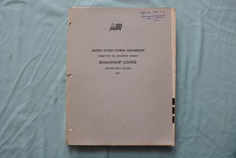 1959-1966 U.S. POWER SQUADRONS - SEAMSANSHIP PILOTING COURSE - LOT OF 4 - O 3936