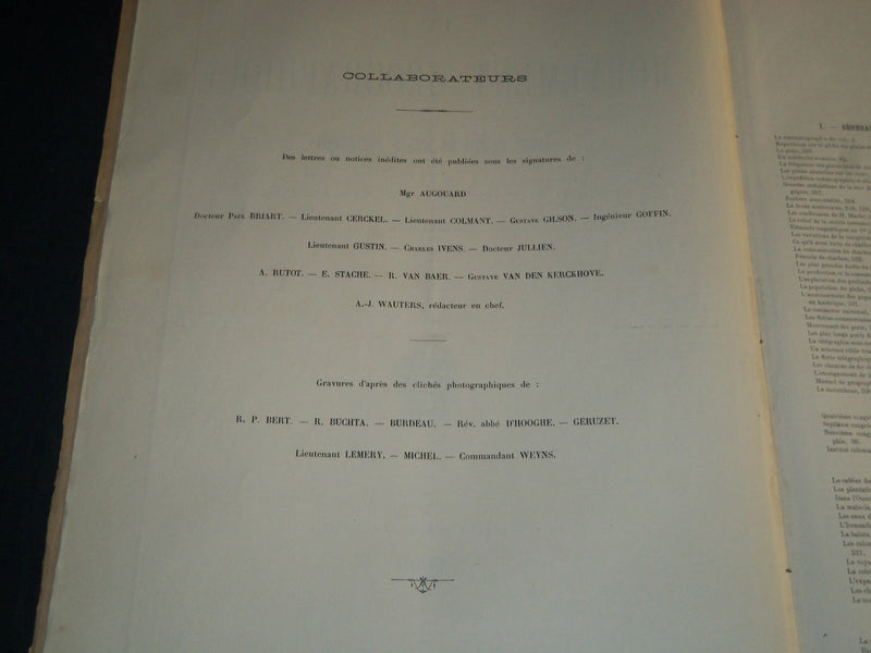 1898 LE MOUVEMENT GEOGRAPHIQUE NEWSPAPERS LOT OF 49 - BELGES AU CONGO - NP 4256