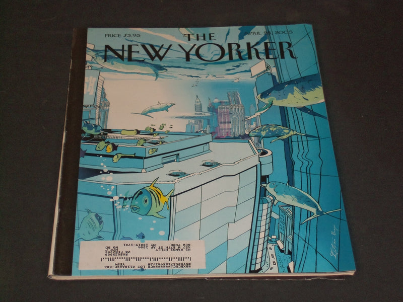 2005 APRIL 25 THE NEW YORKER MAGAZINE - ILLUSTRATED COVER - NY 2029