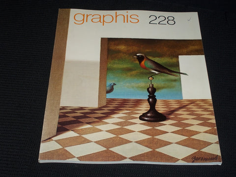 1983 #228 GRAPHIS MAGAZINE VERY NICE COVER ART & INSIDE PAGES - E 852