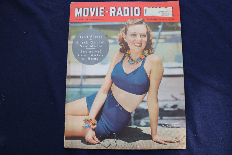 1941 JULY 12-18 MOVIE-RADIO GUIDE MAGAZINE - BETTY RHODES COVER - E 9274