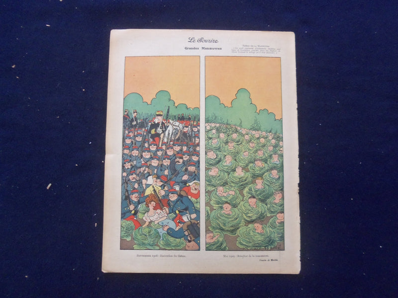 1908 SEP 26 LE SOURIRE MAGAZINE - ILLUSTRATED COMEDY - FRENCH TEXT - SP 4867P