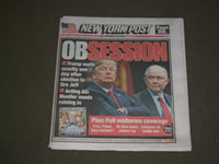 2018 NOVEMBER 8 NEW YORK POST NEWSPAPER - DONALD TRUMP FIRES JEFF SESSIONS