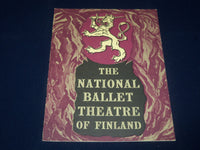 1959-1960 THE NATIONAL BALLET THEATRE OF FINLAND PROGRAM - NICE PHOTOS - J 5081