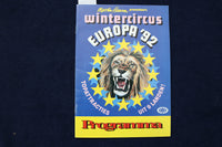 1988-1992 MARTIN HANSON WINTERCIRCUS PROGRAMS - LOT OF 3 - DUTCH TEXT - K 611