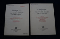 1955-1958 CHRONICLE OF THE WORLD HEALTH ORGANIZATION - LOT OF 15 - O 3360