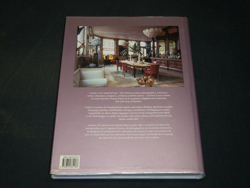 2000 LONDON INTERIORS HARDCOVER BOOK BY JANE EDWARDS - NICE PHOTOS - KD 3983C