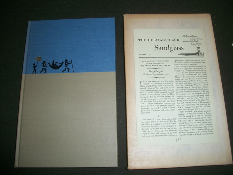 1962 BRIDGE OF SAN LUIS REY BY THROTON WILDER BOOK W/ SLIP CASE - KD 612