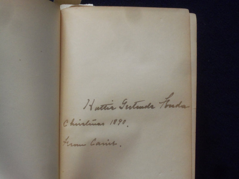 1891 OVER THE TEACUPS HARDCOVER BOOK BY OLIVER WENDELL HOLMES - KD 8653