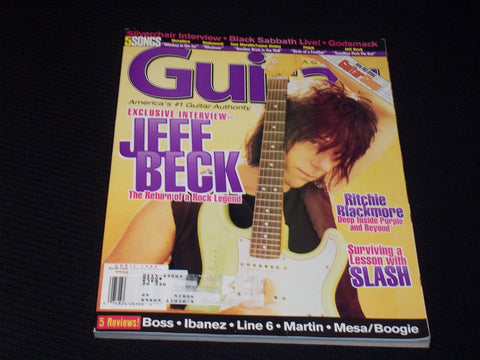 1999 APRIL GUITAR MAGAZINE - JEFF BECK FRONT COVER - E 271