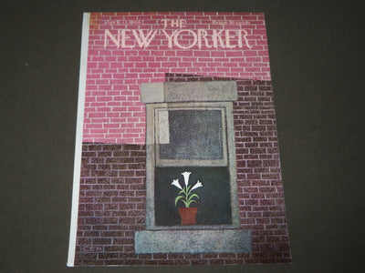 1968 APRIL 13 NEW YORKER MAGAZINE FRONT COVER ONLY - GREAT ART FOR FRAMING