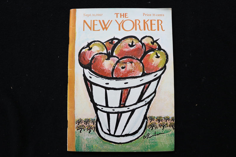 1967 SEPTEMBER 30 NEW YORKER MAGAZINE - GREAT ILLUSTRATED COVER - NY 2741
