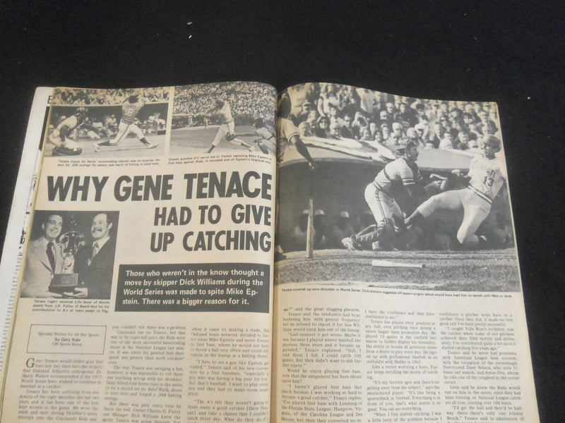 1973 AUGUST ALL-STAR SPORTS MAGAZINE - STEVE CARLTON COVER - B 6348J