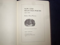 1985 NEW AND SELECTED POEMS HARDCOVER BOOK- R. WARREN - SIGNED 1ST ED. - KD 8976