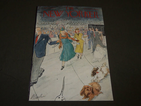 1955 FEBRUARY 12 NEW YORKER MAGAZINE FRONT COVER ONLY - GREAT ART FOR FRAMING