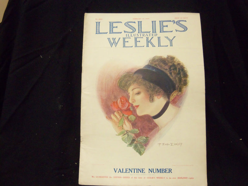 1910 FEBRUARY 10 LESLIE'S WEEKLY MAGAZINE - VALENTINE NUMBER - ST 1162