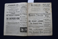 1904 OCTOBER 10 THE SHEPHERD KING - MAJESTIC THEATRE - PROGRAM - BOSTON - K 1661