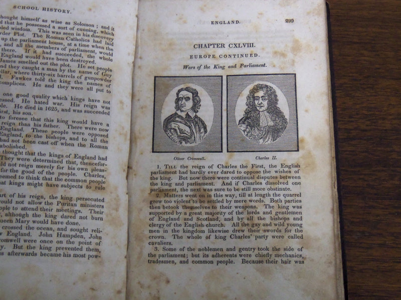1838 PETER PARLEY'S COMMON SCHOOL HISTORY BOOK - FOURTH EDITION - K 2004