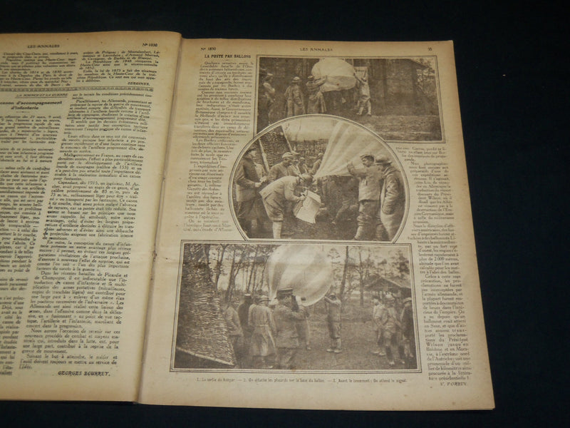 1918 LES ANNALES REVUE ILLUSTREE WWI FRENCH MAGAZINE LOT OF 13 ISSUES - O 3026