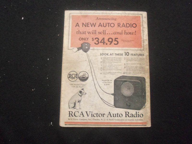 1933 JUNE RADIO-CRAFT MAGAZINE - AUTO-RADIO NUMBER - B 433L