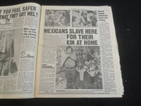1991 DECEMBER 16 NEW YORK POST NEWSPAPER - IMMIGRANTS SLAVE FOR XMAS - NP 5873