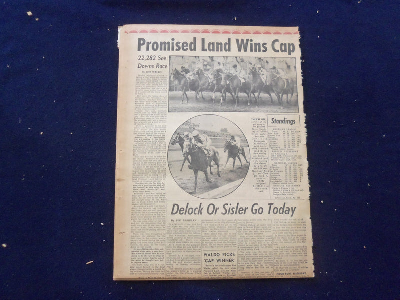 1958 JUNE 26 BOSTON RECORD AMERICAN NEWSPAPER-$1 MIL TO SAVE OLD COLONY- NP 6261