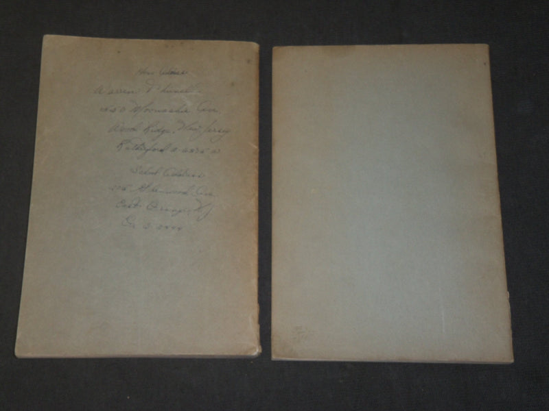 1947-1948 UPSALA COLLEGE BULLETINS LOT OF 2 - EAST ORANGE NEW JERSEY - KD 5197