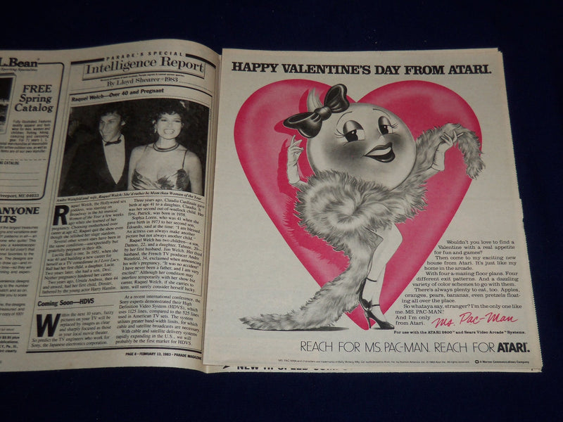 1983 FEBRUARY 13 SUNDAY PARADE MAGAZINE - JAMES CAAN & SON COVER - NP 1847K