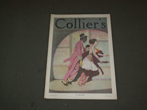 1910 MAY 21 COLLIER'S MAGAZINE - THE SPOT-LIGHT - F 611