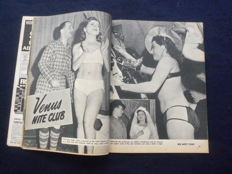 1952 APRIL PARIS MODELS MAGAZINE - MADELINE CASTEL COVER - SP 4780W