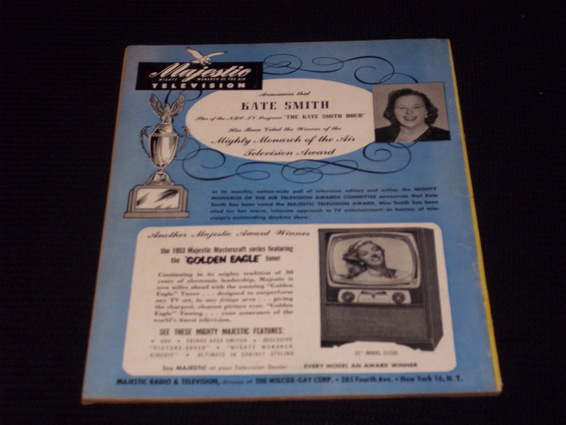1953 JULY INSIDE TV MAGAZINE - JULIUS LA ROSA FRONT COVER - E 17196