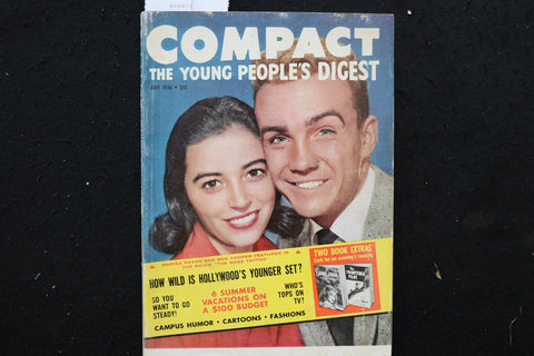 1956 MAY COMPACT MAGAZINE - MARISA PAVAN & BEN COOPER COVER - K 411