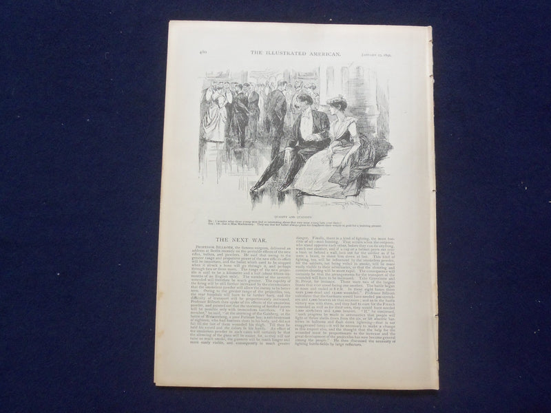 1892 JANUARY 23 THE ILLUSTRATED AMERICAN MAGAZINE - EDWARD HARRIGAN - J 9730
