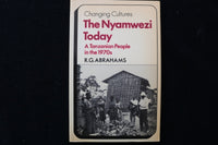 1981 THE NYAMWEZI TODAY, A TANZANIAN PEOPLE IN THE 1970S SOFTCOVER BOOK - K 3492