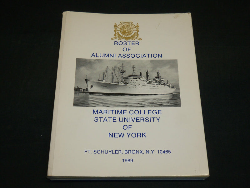 1989 MARITIME COLLEGE ROSTER OF ALUMNI ASSOCIATION + 4 REPORTS - J 5944