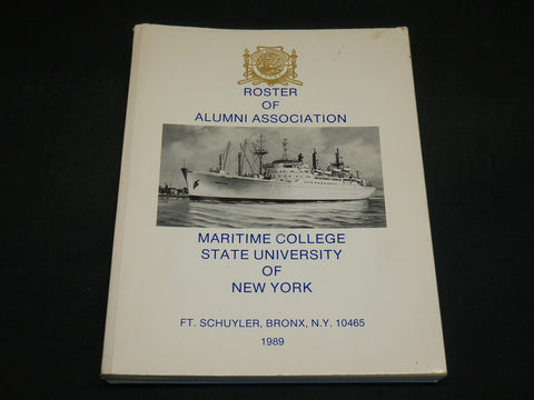 1989 MARITIME COLLEGE ROSTER OF ALUMNI ASSOCIATION + 4 REPORTS - J 5944