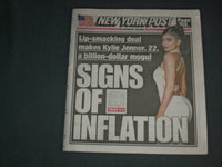 2019 NOVEMBER 19 NEW YORK POST NEWSPAPER - KYLIE JENNER $600 MILLION DEAL W/COTY