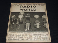 1930 JANUARY 4 RADIO WORLD MAGAZINE NICE ELECTRONICS COVERS & ADS - E 2813